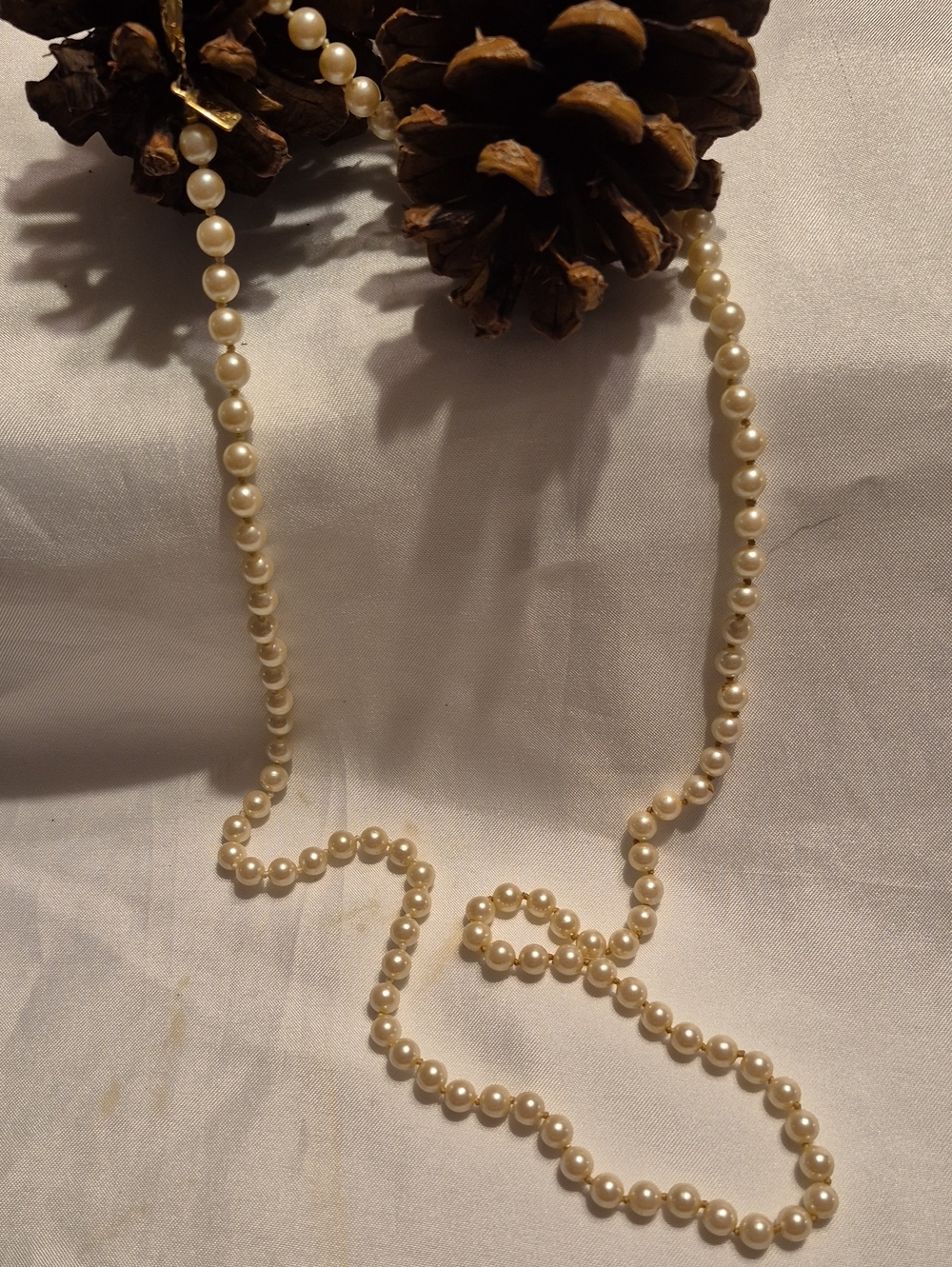 Classic Pearl Strand Necklace - Ivory Pearls